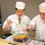 御料理 ふじ田 - 釣り金目鯛のしゃぶしゃぶ