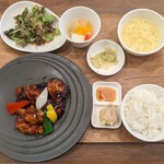 幸福庭 - 料理写真:庭セット「黒酢酢豚」1,870円