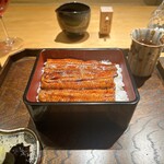 御料理 ふじ田 - お食事：鰻重、香の物  