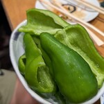 もつ焼 かど - ピーマン