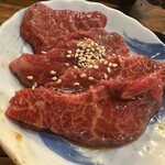 肉屋 金星 - 本日のおすすめ和牛　この日は、トンビという部位でした