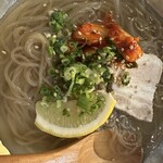 肉屋 金星 - ミニ冷麺もさっぱりとしていておいしかったです