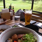 Karuizawa 72 Golf Higashi Course Restaurant - テラス席にて