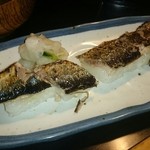 炙り秋刀魚の押し寿司