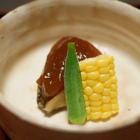 ふきあげ - 肉厚な煮あわびと煮こごり。