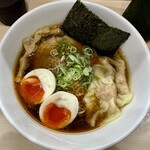 手揉み中華そば 中村 - 上から特製中華そば