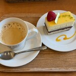 パティスリー アキト - ラクテシトロン 税込660円、ホットコーヒー 税込450円（R7.5時点）