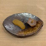 すし処 睦月 - 自家製唐墨、鰆燻し