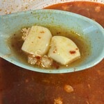 辛麺本舗 さやか - にんにくゴロゴロ