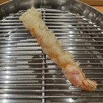 てんぷら 下村 - 車海老（一尾目）