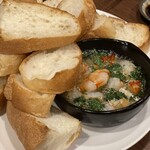 和食ビストロ寛 - にんにくとぷりぷり海老