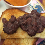 あんじゅ - デニッシュパンに餡子を乗せてヤバイ美味さなり。