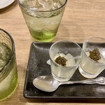 工 - お通しのジュレ