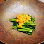 ほっこり家 - ウニほうれん草