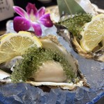 活魚寿司　賞味 - 生牡蠣