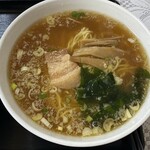 華苑 - Sセットのラーメン