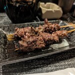 やきとり悠 - 幸せな背肝