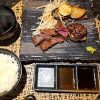 鉄板焼き 太縁 - 