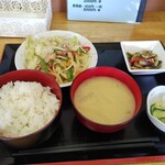 風の子 - 料理写真:野菜炒め定食700円