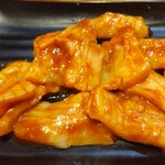 七輪焼肉 安安 - 牛ミノ2皿分980円