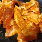 七輪焼肉 安安 - 豚カルビ290円