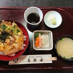 直指庵 - 親子丼とそばセット