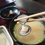 直指庵 - しじみのお味噌汁