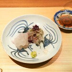 Kojitsu - Sashimi of Mie Prefecture Ichimi Sea Bream and Horse Mackerel