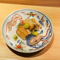 好日 - 一色産うなぎ白焼き、新銀杏と落花生