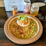 ひるまがり - あいがけ2種カレー 2100円