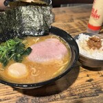 家系ラーメン クックら - アブラオオメ　