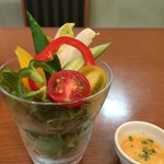 チャオ 浦和伊勢丹店 - レディースランチのサラダ