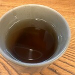 とんかつまるや - 港区のお水でてきたお茶。美味しいよ。