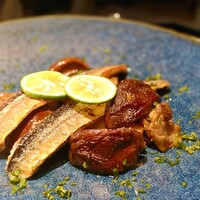 秋刀魚ときのこのソテー　シェリーヴィネガーソース