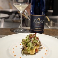 大阪鉄板焼き 神戸牛 TATARA - 食がすすむ、さっぱりとしたナスとパプリカとイワシのマリネ。