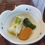 川京 - お漬物♪瓜がおいしい