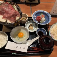 最上亭 - 牛すき膳　3700円