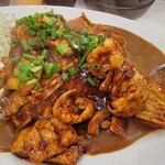 スタミナカレーの店 バーグ - ピリ辛牛ホルモン