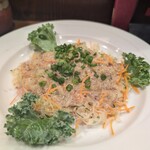 洋風居酒屋 民酒党 - 本日の魚（メダイ）のカルパッチョ（800円）