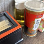 自家製太麺 渡辺 - 胡椒とお酢
