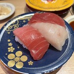 もりもり寿し - 特選まぐろ三点盛