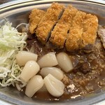 インデアンカレー - 料理写真:トンカツ、らっきょう乗せ