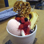 アプランティ - ベリーパフェ620円