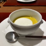 ラトリエ ド ルキャン - かぼちゃの冷製スープ