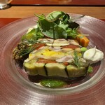 ラトリエ ド ルキャン - 秋刀魚と夏野菜のテリーヌ