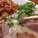 麺家 たけ田 - 青ネギと玉ねぎ
