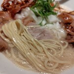 麺家 たけ田 - 麺の感じ