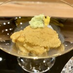 日本料理 鷹光 - お造り:雲丹・烏賊