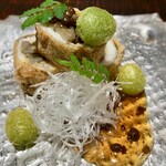 日本料理 鷹光 - 油物:穴子・新銀杏