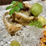 日本料理 鷹光 - 油物:穴子・新銀杏